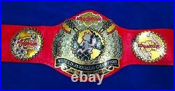 JCW World Juggalo Heavyweight Wrestling Red Strap Championship Belt