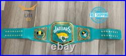 Jacksonville Jaguars NFL Championship Wrestling Belt 2mm Brass Adult Size Jacksonville Jaguars NFL Championship Wrestling Belt 2mm Brass Adult Size