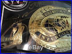 Jeff Hardy Signed Wwe Intercontinental Championship Belt Action Figure Wwf Wcw