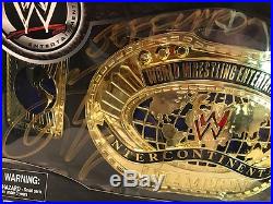 Jeff Hardy Signed Wwe Intercontinental Championship Belt Action Figure Wwf Wcw