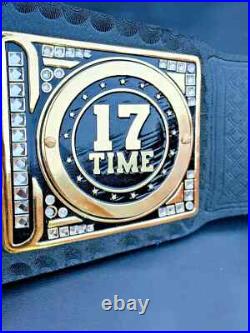 John Cena 17 Times New Undisputed Championship Replica Belt 4mm Zinc Adult
