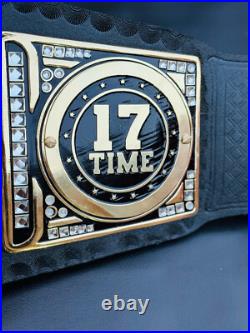 John Cena 17 Times New Undisputed Championship Replica Belt 6mm Zinc Adult