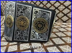 LUCHA UNDERGROUND HEAVYWEIGHT CHAMPIONSHIP REPLICA TITLE BELT 2MM Double Stacked