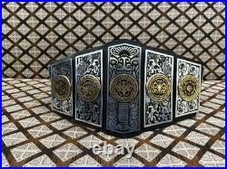 LUCHA UNDERGROUND HEAVYWEIGHT CHAMPIONSHIP REPLICA TITLE BELT 2MM Double Stacked LUCHA UNDERGROUND HEAVYWEIGHT CHAMPIONSHIP REPLICA TITLE BELT 2MM Double Stacked