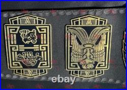 LUCHA Underground Championship Replica Title Belt 2mm Brass Original Leather