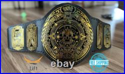 LUCHA Underground Championship Replica Title Belt 4mm Brass Original Leather