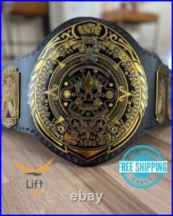LUCHA Underground Championship Replica Title Belt 4mm Brass Original Leather