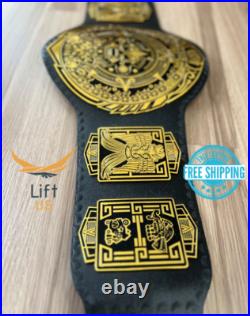 LUCHA Underground Championship Replica Title Belt 4mm Brass Original Leather