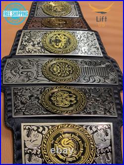 LUCHA Underground Gift of the God Championship Replica Title Belt 2MM Adult Size
