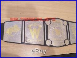 MID South North America Dual Plated Championship Wrestling Belt Adult Size