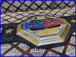 MMA Freedom 250 WHITEHOUSE Championship Belt Replica 3D Zinc Metal, Leather