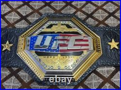 MMA Freedom 250 WHITEHOUSE Championship Belt Replica 3D Zinc Metal, Leather
