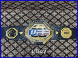 MMA Freedom 250 WHITEHOUSE Championship Belt Replica 3D Zinc Metal, Leather