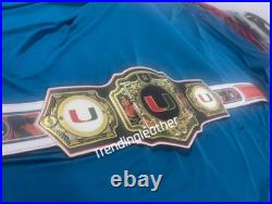 Miami Hurricanes Legacy Title Championship Belt Adult Size Replica Miami Hurricanes Legacy Title Championship Belt Adult Size Replica