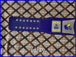 Michigan Championship Belt-Custom Wrestling Style-Nickel plated 2mm Brass On