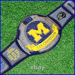 Michigan Championship Custom Design Customized 4mm Title Belt Adult Size HD