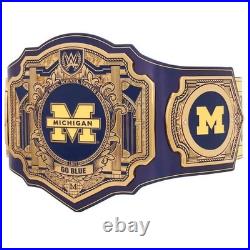 Michigan Wolverines Championship Title Belt Football Replica Size 2mm Brass Michigan Wolverines Championship Title Belt Football Replica Size 2mm Brass
