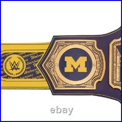 Michigan Wolverines Championship Title Belt Football Replica Size 2mm Brass Michigan Wolverines Championship Title Belt Football Replica Size 2mm Brass