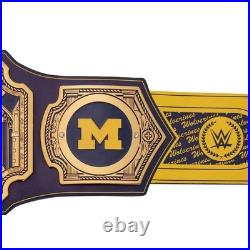 Michigan Wolverines Championship Title Belt Football Replica Size 2mm Brass Michigan Wolverines Championship Title Belt Football Replica Size 2mm Brass