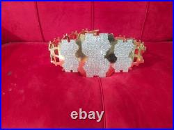 Million Dollar Championship Gold Plated Belt Zinc Metal Belt 4mm