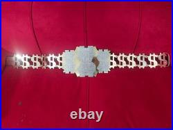 Million Dollar Championship Gold Plated Belt Zinc Metal Belt 4mm