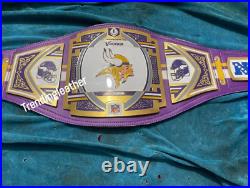 Minnesota Vikings Championship Wrestling Belt American Football Fans NFL 2MM