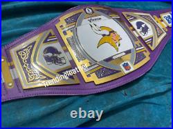 Minnesota Vikings Championship Wrestling Belt American Football Fans NFL 2MM