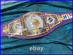 Minnesota Vikings Championship Wrestling Belt American Football Fans NFL 2MM