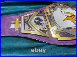 Minnesota Vikings Championship Wrestling Belt American Football Fans NFL 2MM