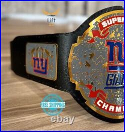 NEWYORK NY GIANTS NFL Championship Belt Adult Size 2mm Brass