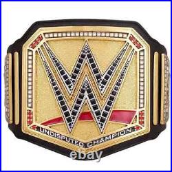 NEW 4MM UNDISPUTED CHAMPIONSHIP REPLICA BELT BRASS ADULT With Free Belt Bag NEW 4MM UNDISPUTED CHAMPIONSHIP REPLICA BELT BRASS ADULT With Free Belt Bag