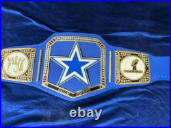 NEW Dallas Cowboys Super Bowl Championship Belt Adult Size Replica 2mm ZINC