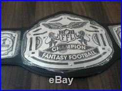 NEW! Fantasy Football Championship Belt Emperor Series Adult Metal Plates