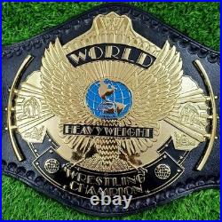 NEW Gold Winged Eagle Wrestling Championship BELT ADULT SIZE 6mm Die-cast