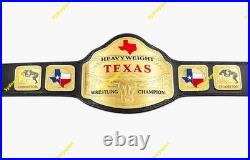NEW HEAVYWEIGHT TEXAS WRESTLING CHAMPIONSHIP BELT ADULT SIZE 2mm BRASS