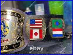 NEW INTERNATIONAL HEAVYWEIGHT WRESTLING CHAMPIONSHIP BELT ADULT SIZE 2mm BRASS