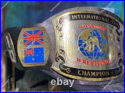 NEW INTERNATIONAL HEAVYWEIGHT WRESTLING CHAMPIONSHIP BELT ADULT SIZE 2mm BRASS