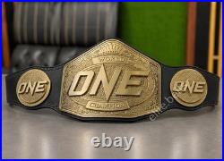 NEW One World Championship Title Belt FC MMA UFC 4mm Brass Adult Size