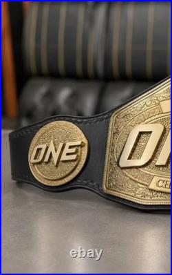 NEW One World Championship Title Belt FC MMA UFC 4mm Brass Adult Size
