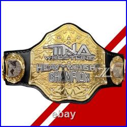 NEW TNA World Heavyweight Wrestling Championship Belt Adult Size Dual Layers