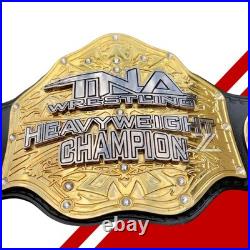 NEW TNA World Heavyweight Wrestling Championship Belt Adult Size Dual Layers