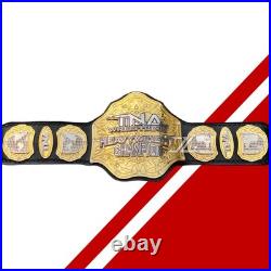 NEW TNA World Heavyweight Wrestling Championship Belt Adult Size Dual Layers