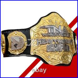 NEW TNA World Heavyweight Wrestling Championship Belt Adult Size Dual Layers