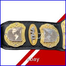 NEW TNA World Heavyweight Wrestling Championship Belt Adult Size Dual Layers