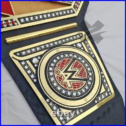 NEW UNDISPUTED CHAMPIONSHIP UNIVERSAL REPLICA BELT 2MM BRASS ADULT SIZE Leather