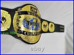 NEW URSW AEW Trios World Wrestling Championship Belt Adult Size 4mm