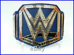 NEW WWE Blue Universal Championship Belt Adult Size Wrestling 4 MM BRASS