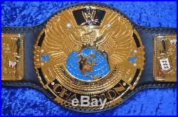 NEW WWE World Championship Big Eagle Replica on real leather, cubic zirconia, bag