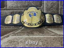 NEW WWF BIG Eagle DUAL PLATED Championship Belt Adult Size. 2mm