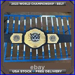 NEW W World Heavyweight Championship Replica Title belt 2023 2MM BRASS